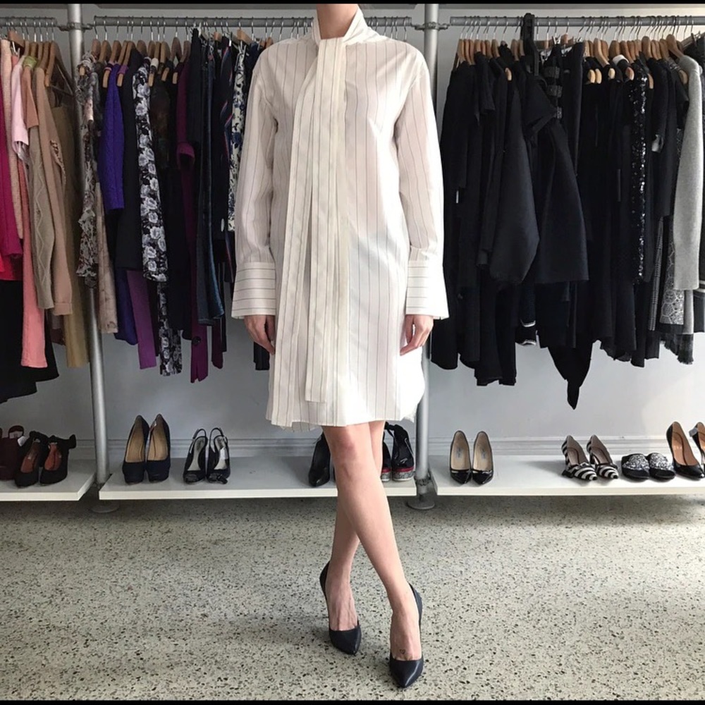 Céline Phoebe Philo Era Pinstripe Dress
